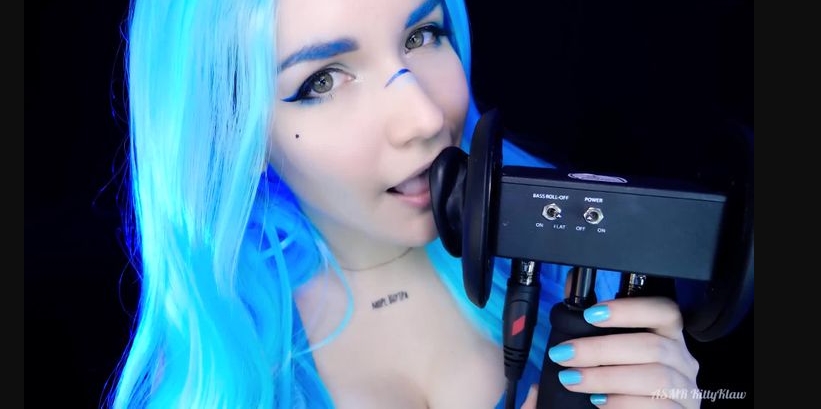 ASMR Kitty Klaw – 舔舐和嘴巴的声音
