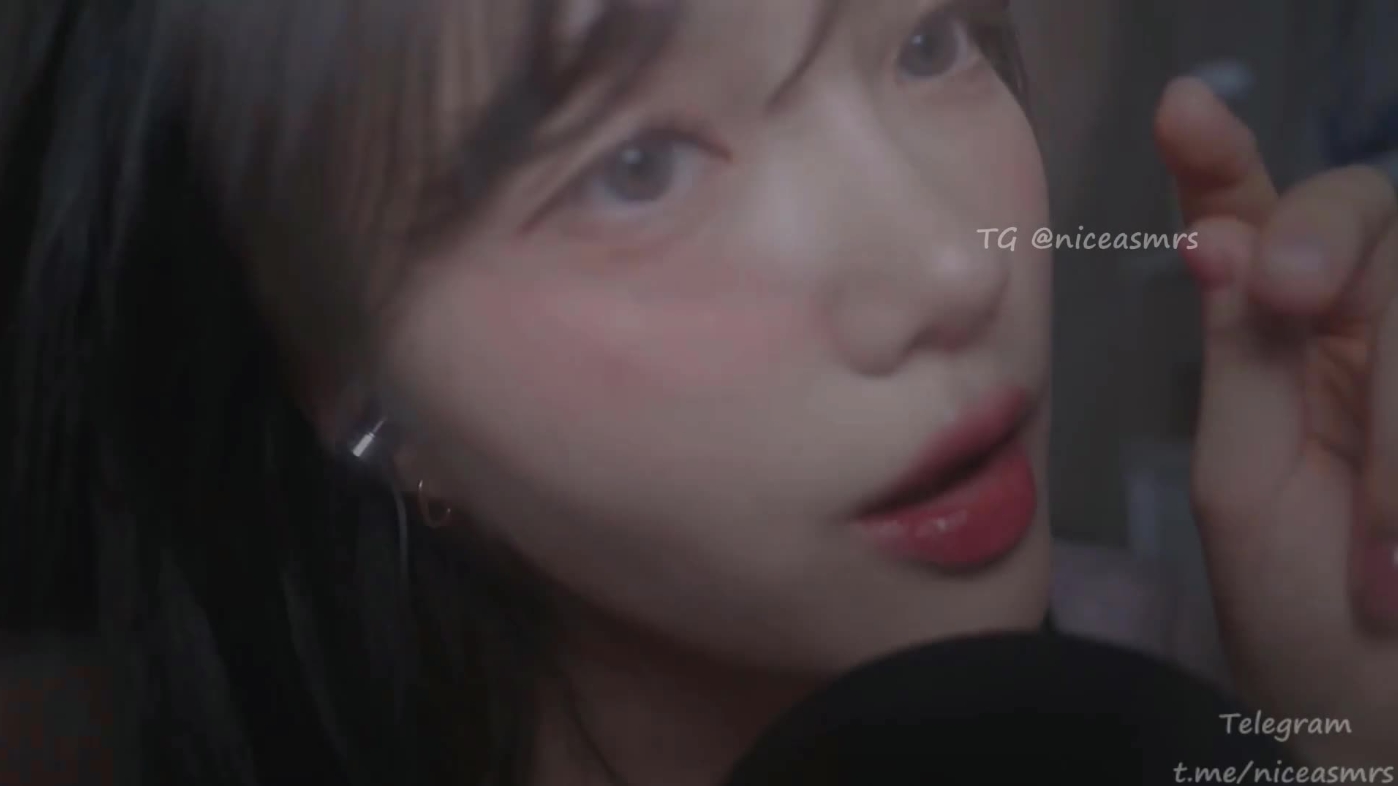 Nareun ASMR福利 舌头特写哄睡
